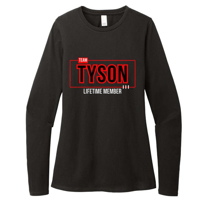 Team Tyson Family Personalized Name Vintage Tyson Womens CVC Long Sleeve Shirt