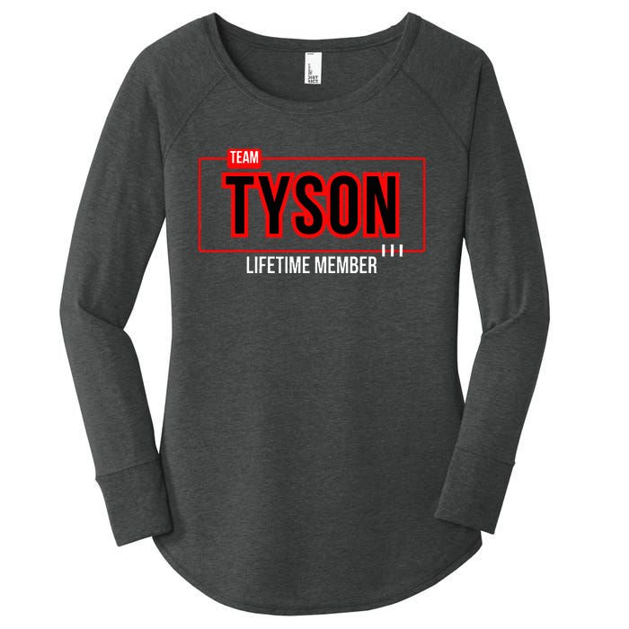 Team Tyson Family Personalized Name Vintage Tyson Women's Perfect Tri Tunic Long Sleeve Shirt