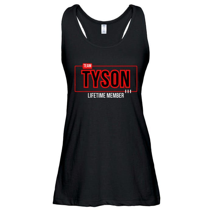 Team Tyson Family Personalized Name Vintage Tyson Ladies Essential Flowy Tank