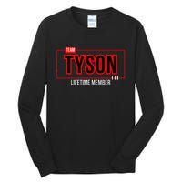 Team Tyson Family Personalized Name Vintage Tyson Tall Long Sleeve T-Shirt