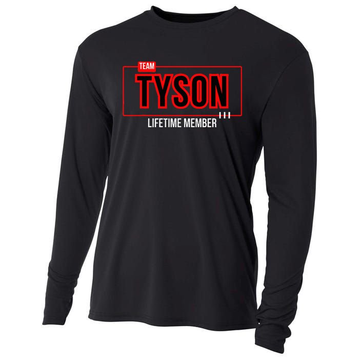 Team Tyson Family Personalized Name Vintage Tyson Cooling Performance Long Sleeve Crew