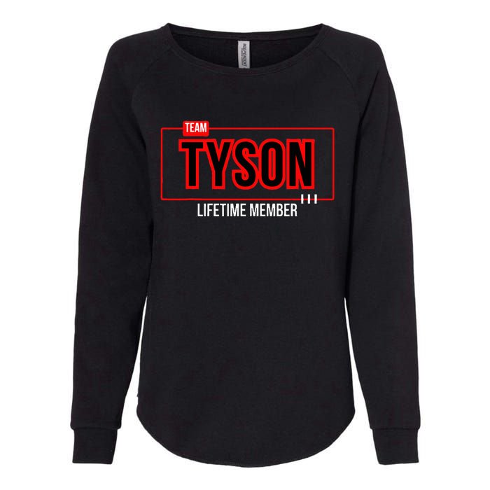 Team Tyson Family Personalized Name Vintage Tyson Womens California Wash Sweatshirt