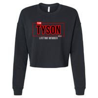 Team Tyson Family Personalized Name Vintage Tyson Cropped Pullover Crew