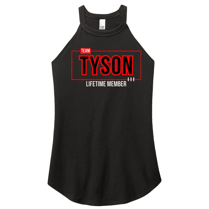 Team Tyson Family Personalized Name Vintage Tyson Women's Perfect Tri Rocker Tank