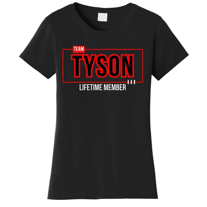 Team Tyson Family Personalized Name Vintage Tyson Women's T-Shirt