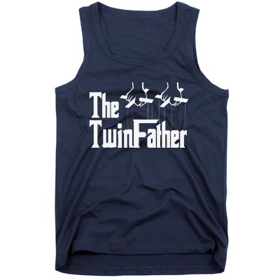 The TwinFather Funny Father Of Twins Funny Dad Fathers Day Gift Tank Top