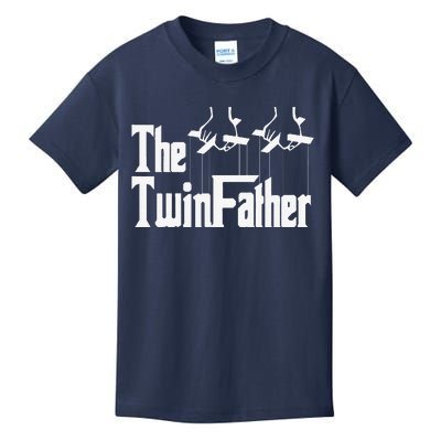 The TwinFather Funny Father Of Twins Funny Dad Fathers Day Gift Kids T-Shirt