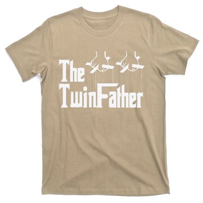 The TwinFather Funny Father Of Twins Funny Dad Fathers Day Gift T-Shirt