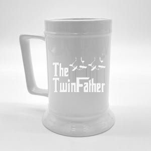 The TwinFather Funny Father Of Twins Funny Dad Fathers Day Gift Beer Stein