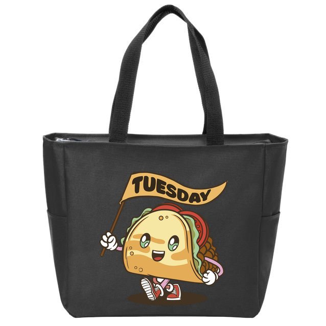 Taco Tuesday Festive Zip Tote Bag