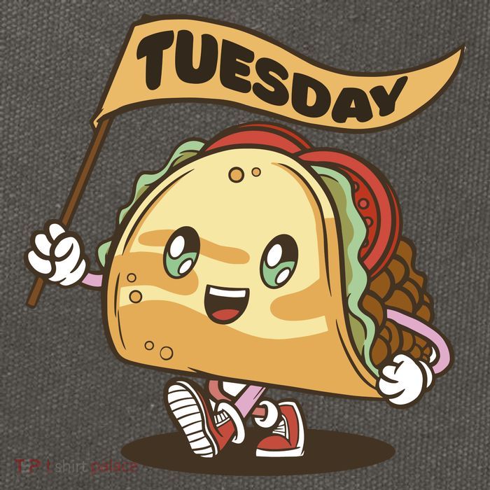 Taco Tuesday Festive Cotton Canvas Backpack