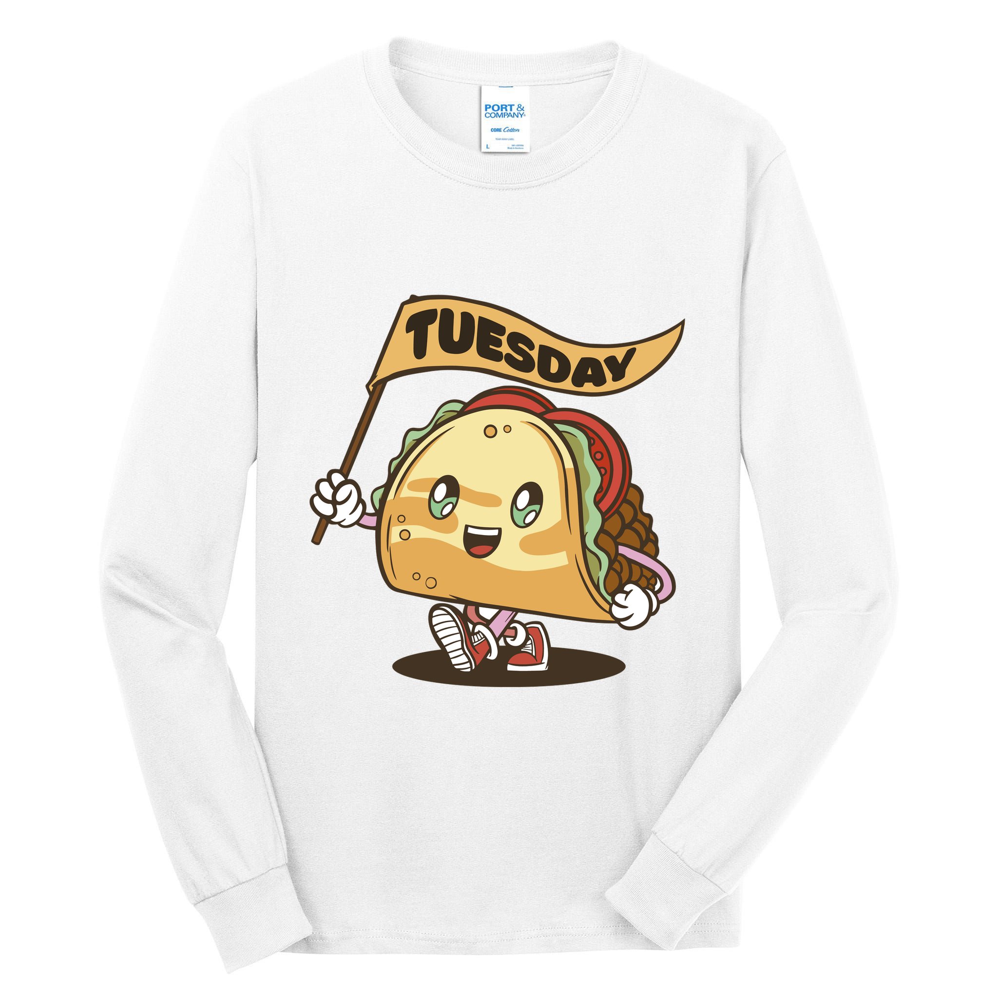 Taco Tuesday Festive Tall Long Sleeve T-Shirt