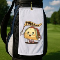 Taco Tuesday Festive Golf Towel