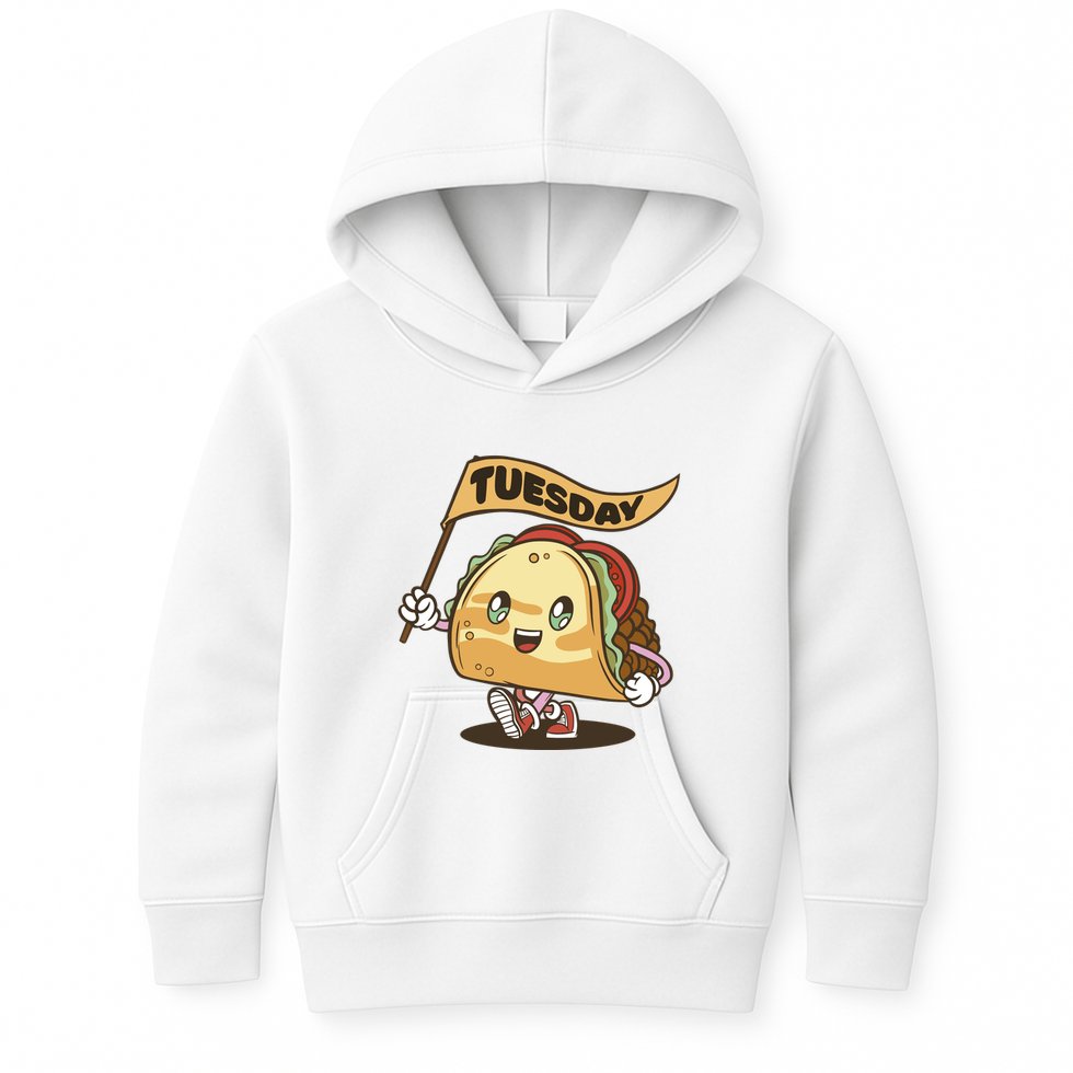 Taco Tuesday Festive Kids Hoodie