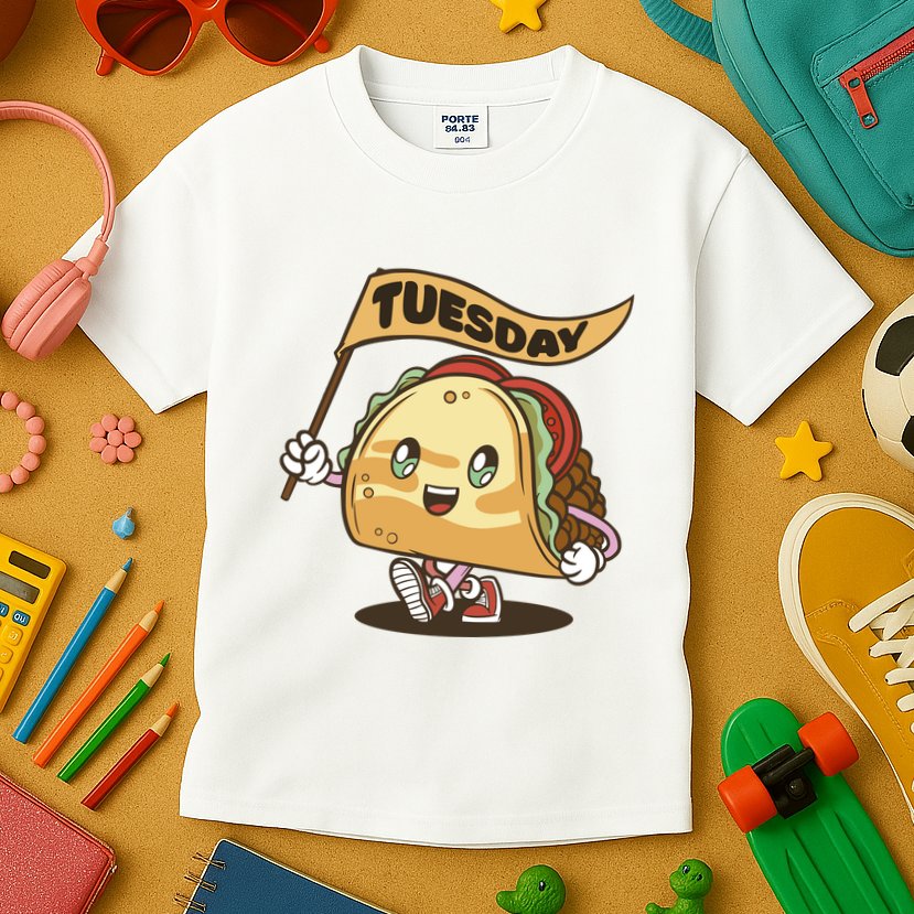 Taco Tuesday Festive Kids T-Shirt