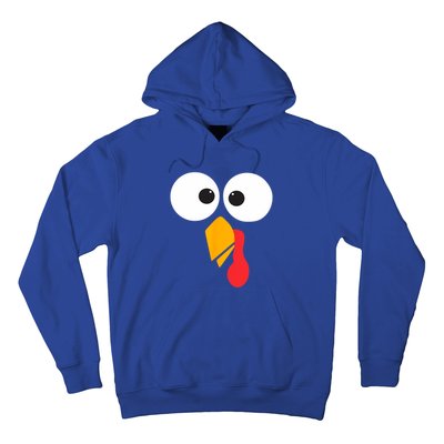 Thanksgiving Turkey Face Matching Family Costume Cute Gift Hoodie