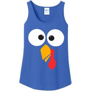 Thanksgiving Turkey Face Matching Family Costume Cute Gift Ladies Essential Tank