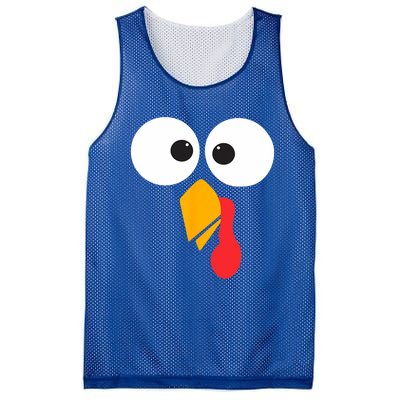 Thanksgiving Turkey Face Matching Family Costume Cute Gift Mesh Reversible Basketball Jersey Tank