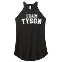 Team Tyson Family Personalized Name Tyson Vintage Women's Perfect Tri Rocker Tank