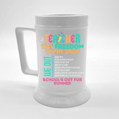 Teacher The Freedom Teacher Life 2024 Beer Stein