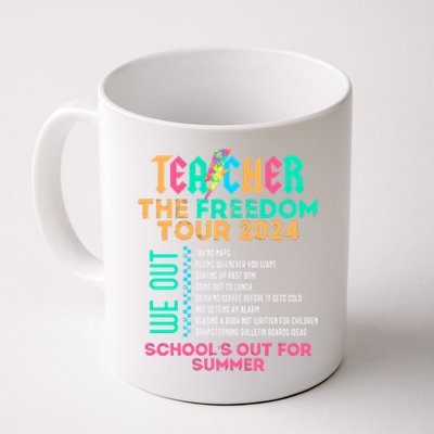 Teacher The Freedom Teacher Life 2024 Coffee Mug