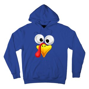 Thanksgiving Turkey Face Matching Family Costume Gift Gift Hoodie