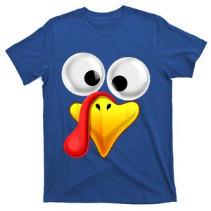 Thanksgiving Turkey Face Matching Family Costume Gift Gift T-Shirt