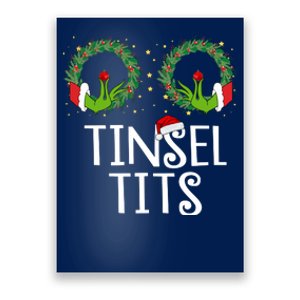 Tinsel Tits Funny Christmas Poster