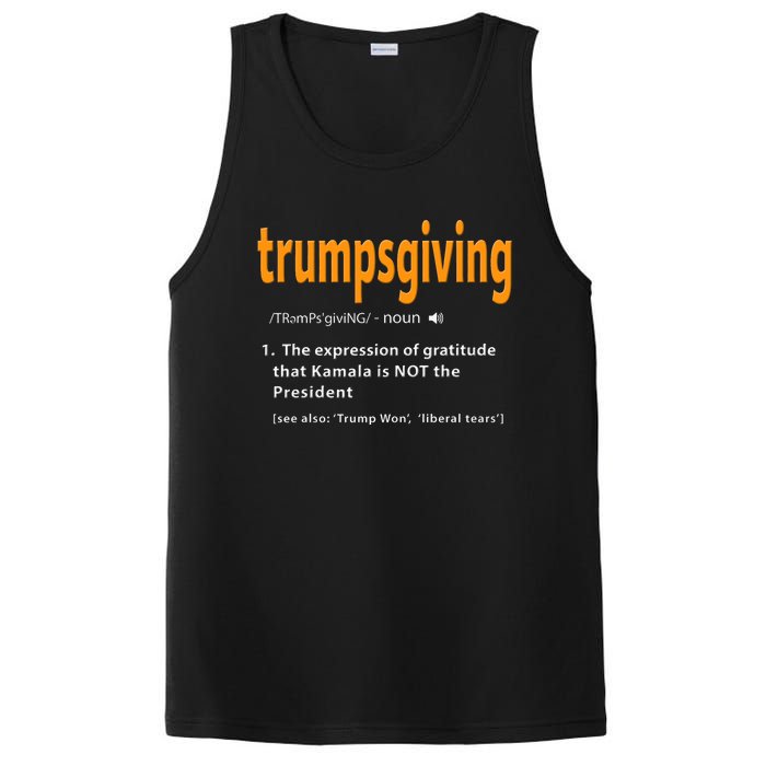 Trump Thanksgiving Funny Turkey Day Trump Won PosiCharge Competitor Tank