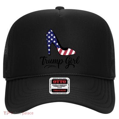 Trump Trump For President Trump Supporters Gift High Crown Mesh Back Trucker Hat