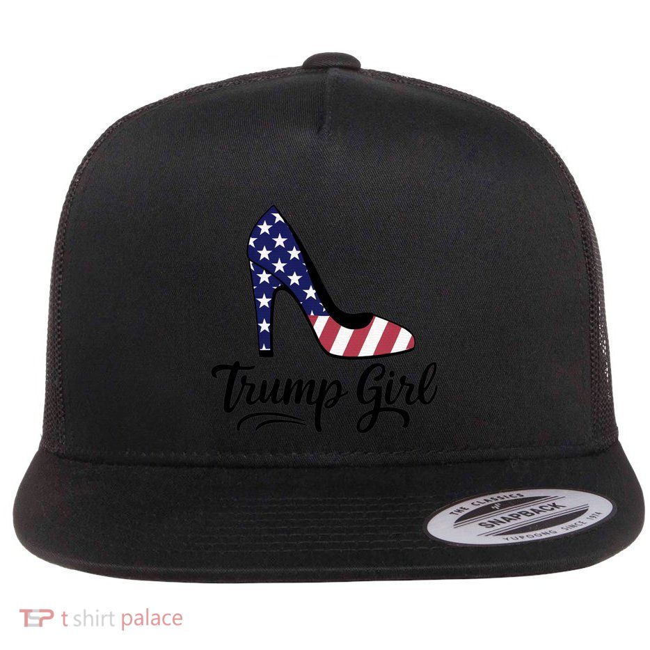 Trump Trump For President Trump Supporters Gift Flat Bill Trucker Hat