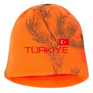 Turkiye Turkey Flag Turkish Sports Jersey Style Kati - Camo Knit Beanie