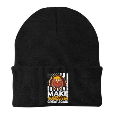 Turkey Trump Funny Make Thanksgiving Great Again Flag Sweatshirt Beanie