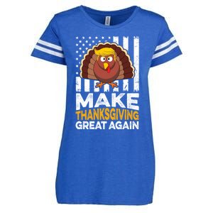 Turkey Trump Funny Make Thanksgiving Great Again Flag Sweatshirt Enza Ladies Jersey Football T-Shirt