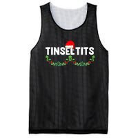 Tinsel Tits Funny Couple Christmas Jingle Balls Tinsel Tits Mesh Reversible Basketball Jersey Tank