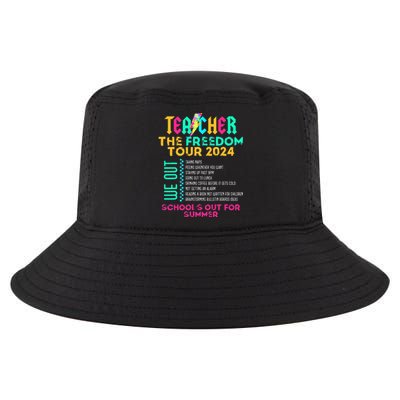 Teacher The Freedom 2024 SchoolS Out For Summer Cool Comfort Performance Bucket Hat