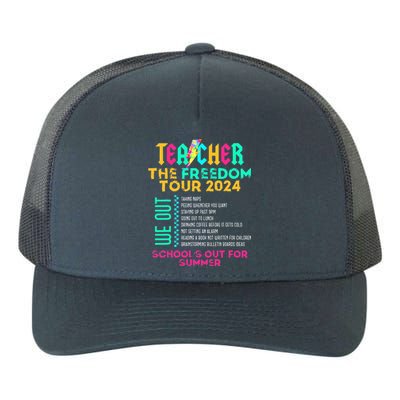 Teacher The Freedom 2024 SchoolS Out For Summer Yupoong Adult 5-Panel Trucker Hat