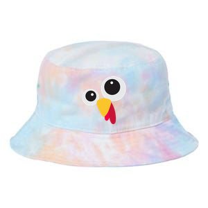 Thanksgiving Turkey Face Costume Set Tie Dye Newport Bucket Hat