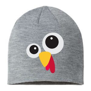 Thanksgiving Turkey Face Costume Set Sustainable Beanie