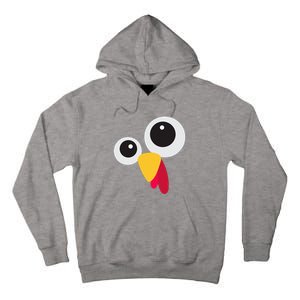 Thanksgiving Turkey Face Costume Set Tall Hoodie