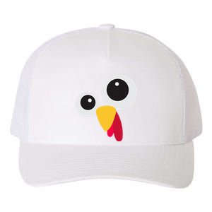 Thanksgiving Turkey Face Costume Set Yupoong Adult 5-Panel Trucker Hat