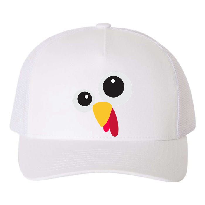 Thanksgiving Turkey Face Costume Set Yupoong Adult 5-Panel Trucker Hat