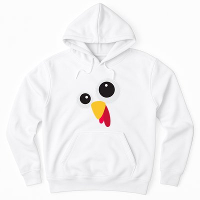 Thanksgiving Turkey Face Costume Set Hoodie