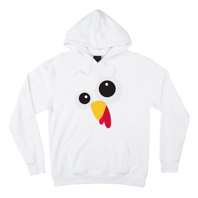 Thanksgiving Turkey Face Costume Set Hoodie