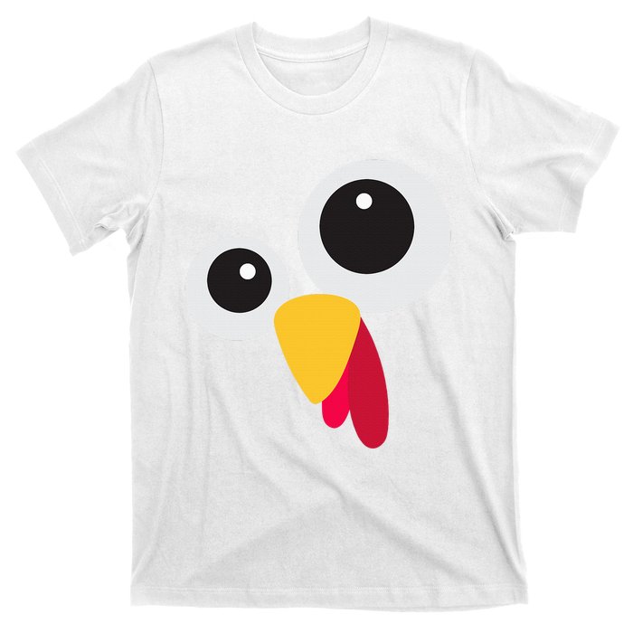 Thanksgiving Turkey Face Costume Set T-Shirt