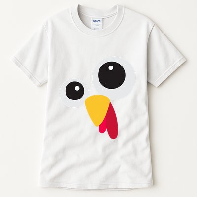 Thanksgiving Turkey Face Costume Set Tall T-Shirt