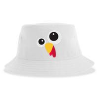 Thanksgiving Turkey Face Costume Set Sustainable Bucket Hat