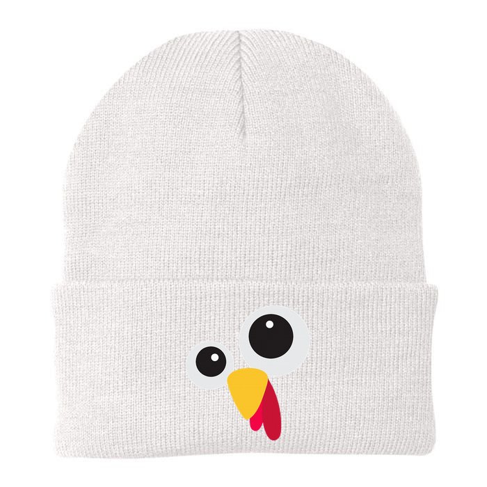 Thanksgiving Turkey Face Costume Set Knit Cap Winter Beanie