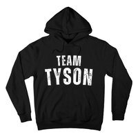 Team Tyson Family Personalized Name Vintage Hoodie