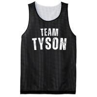 Team Tyson Family Personalized Name Vintage Mesh Reversible Basketball Jersey Tank